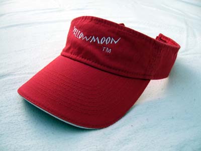 Red Cotton Visor